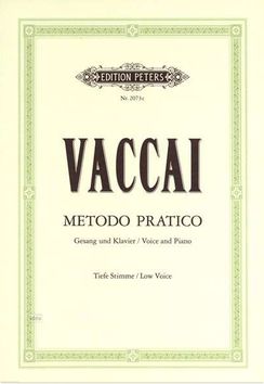 Vaccai Practical Method, Low Voice (Baritone/Mezzo...