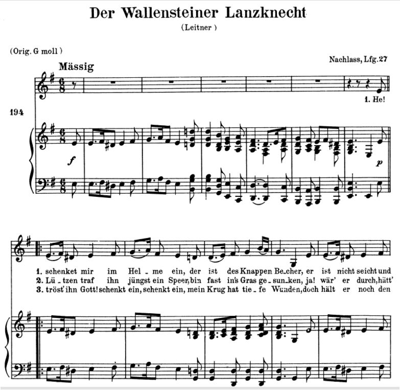 Der wallensteiner Landknecht D.931, Tiefe Stimme e...