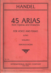 G.F. Haendel, 45 Arias from Operas and Oratorios, ...