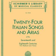 24 Italian Songs and Arias of the 17th and 18th ce...