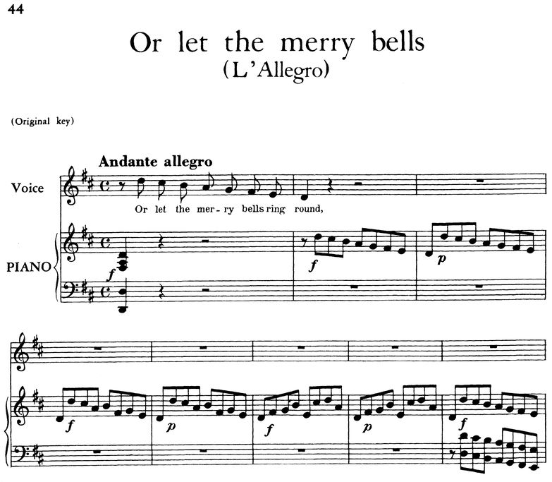 Or let the merry bells (Soprano Aria) G.F.Haendel:...