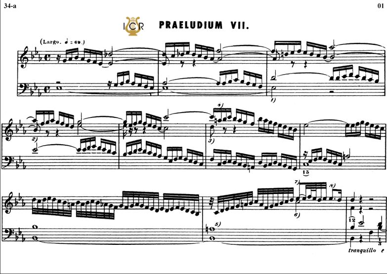 Prelude and Fugue No.7 in E-Flat Major BWV 852, J....