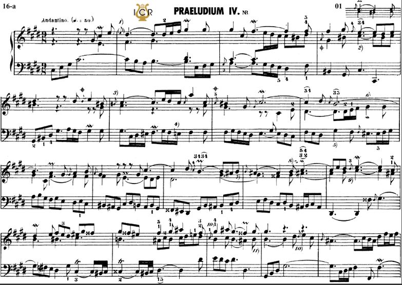 Prelude and fugue No.4 in C-Sharp minor BWV 873, J...