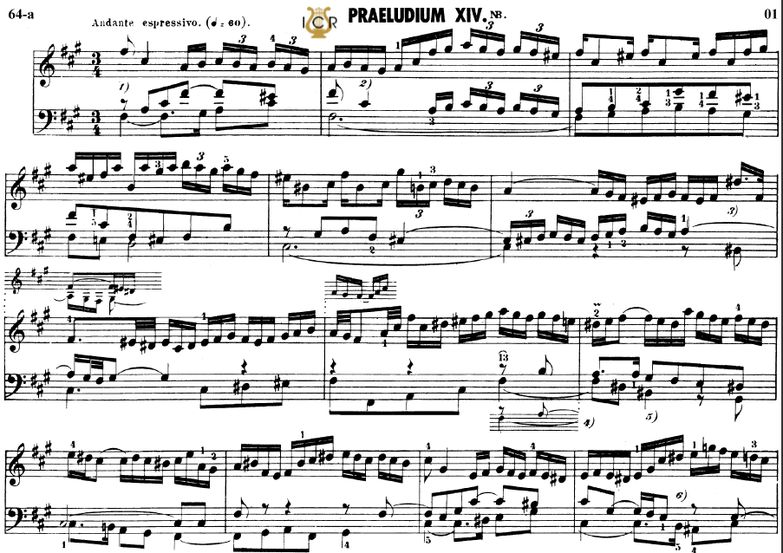 Prelude and fugue No.14 in F-Sharp minor BWV 883, ...