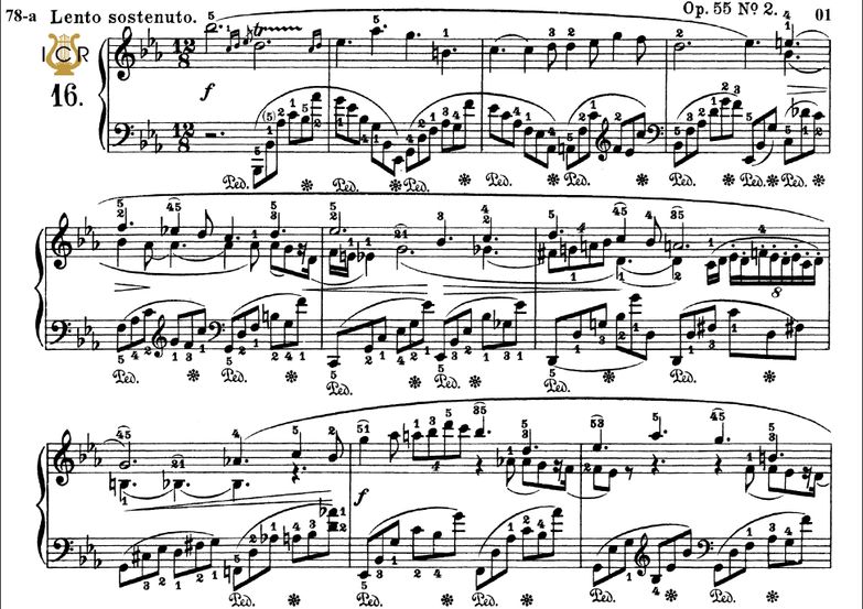 Nocturne No.16, Op.55 No.2 in E-Flat Major, F. Cho...