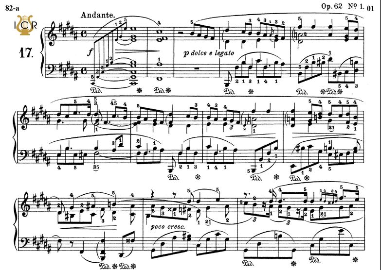 Nocturne No.17, Op.2 No.2 in E Major, F. Chopin, E...
