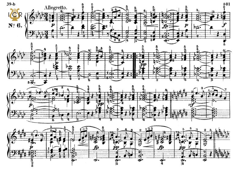 Moment Musical Op.94 No.6 in A-Flat Major, F.Schub...