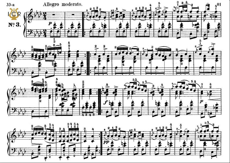 Moment Musical Op.94 No.3 in F minor, F.Schubert, ...