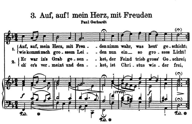 Auf, auf! mein Herz, mit freuden BWV 441, High Voi...