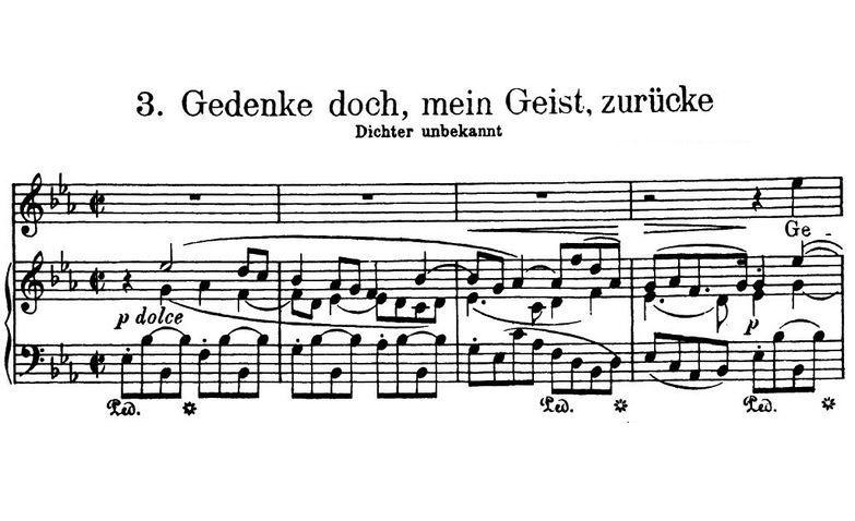 Gedenke doch, mein Geist, zürücke BWV 509 High Voi...