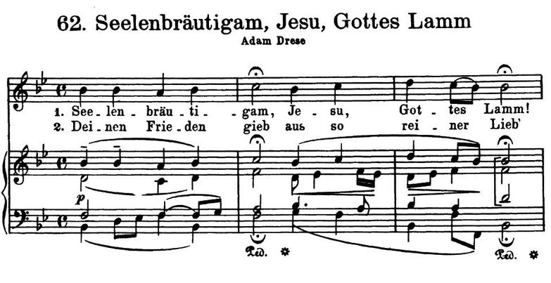 Seelenbraütigam, Jesu, Gottes Lamm BWV 496, High V...