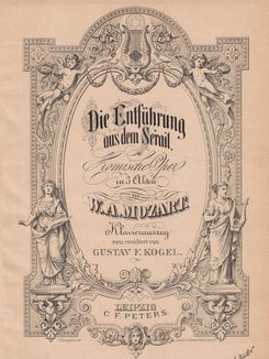 Die Entführung aus dem Serail, Ed. Peters (1881), ...