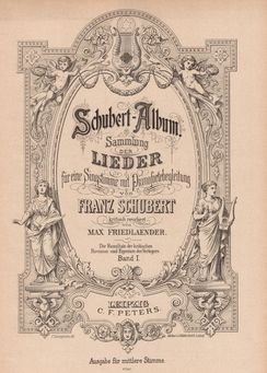 Schubert Lieder for Medium Voice (Peters/Friedlaen...
