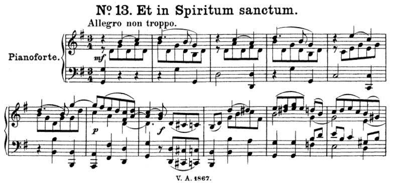 No.13 Et in Spiritum sanctum: Tenor Solo, Choir SA...
