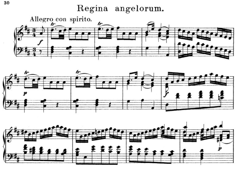04 Regina angelorum: Solo Quartet SATB, Choir SATB...