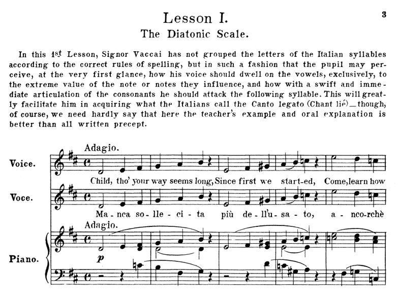 Vaccai Practical Method for Medium Voice (Soprano/...