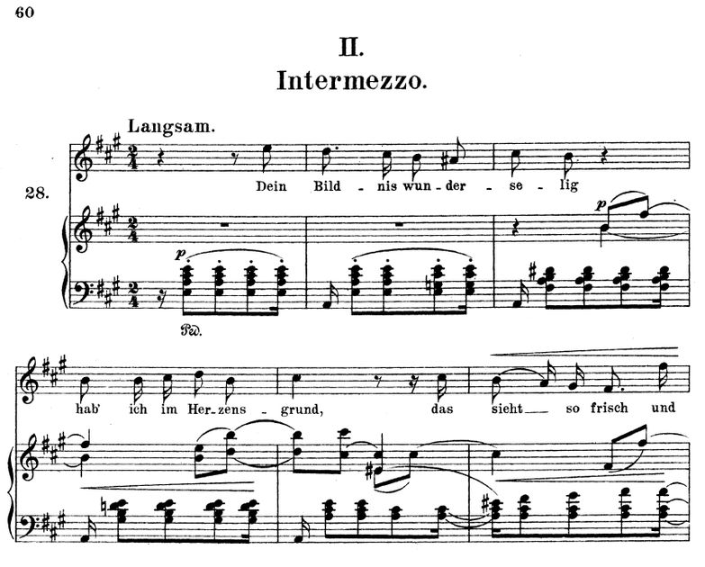 intermezzo Op.39 No.2, G-Dur, R. Schumann (Liederk...