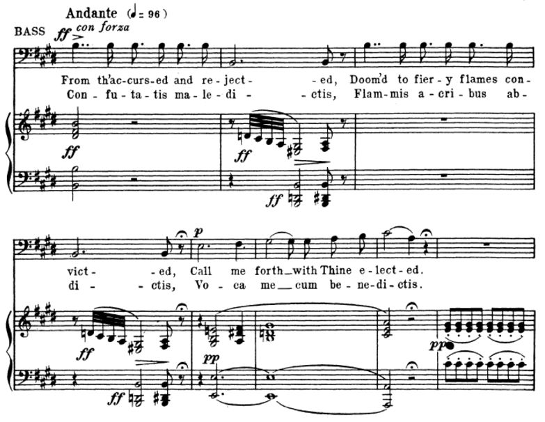2 Sequenza: Confutatis. G.Verdi Requiem Ed. Schirm...
