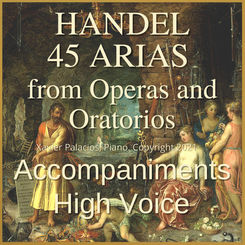 Handel 45 Arias from Operas and Oratorios, Accompa...