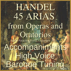 Handel 45 Arias from Operas and Oratorios, Accompa...