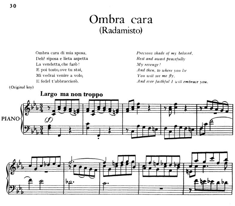 Ombra cara di mia sposa: Soprano Aria in F minor (...