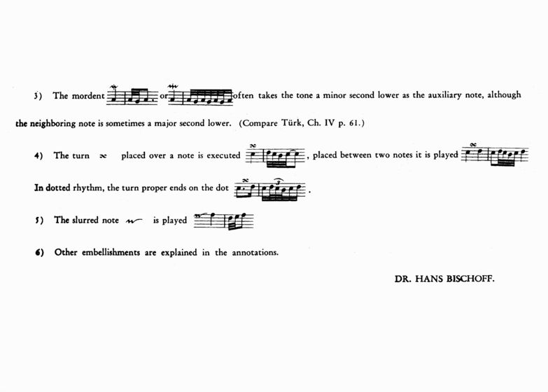 Table of embellishements, from J.S. Bach Well Temp...