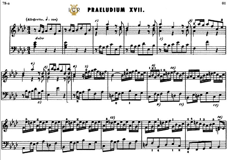 Prelude and Fugue No.17 in A-Flat Major BWV 862, J...
