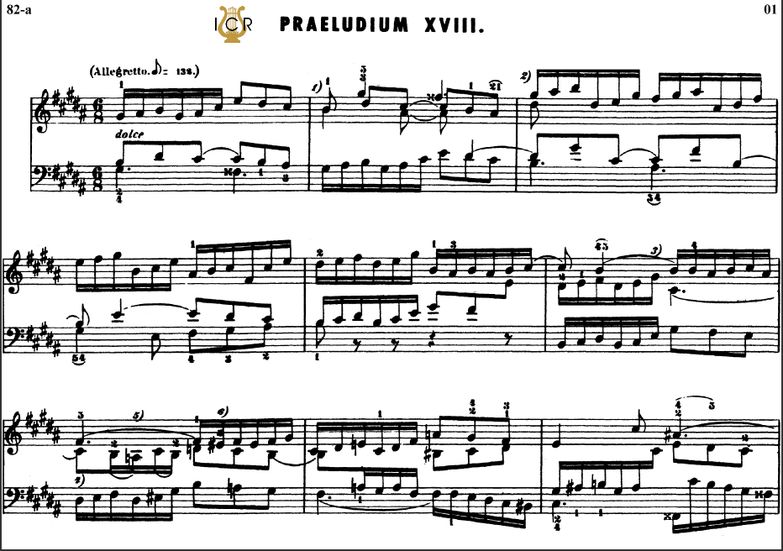 Prelude and Fugue No.18 in G-Sharp minor BWV 863, ...
