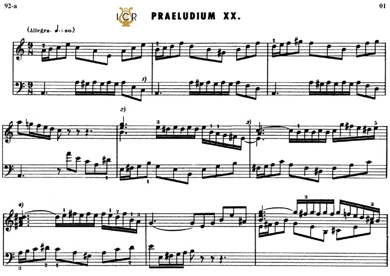Prelude and Fugue No.20 in A minor BWV 865, J.S.Ba...