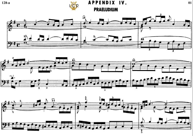 Appendix 4, Prelude in G Major J.S.Bach, WTC II, B...