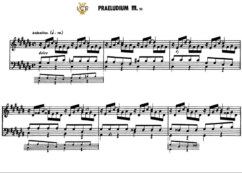 Prelude and fugue No.3 in C-Sharp Major BWV 872, J...