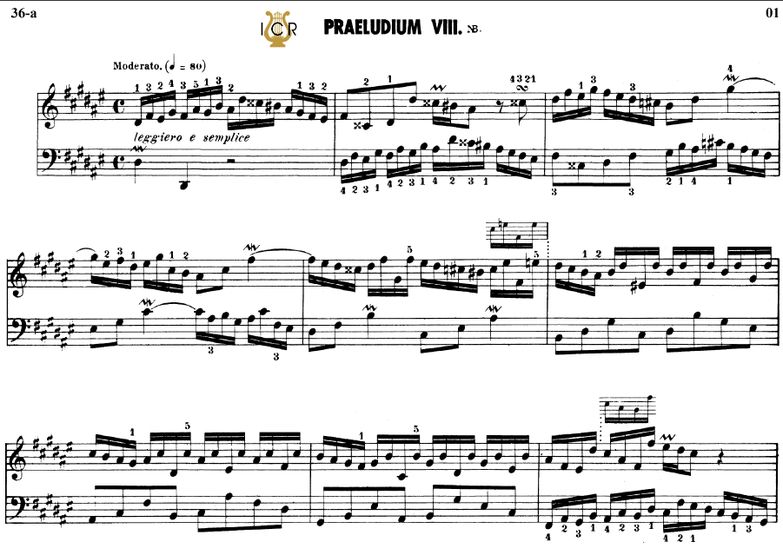 Prelude and fugue No.8 in D-Sharp minor BWV 877, J...