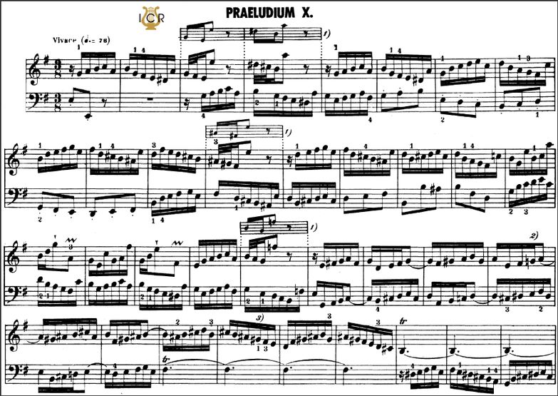 Prelude and fugue No.10 in E minor BWV 879, J.S.Ba...