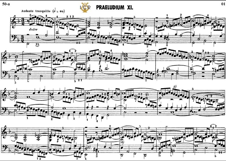 Prelude and fugue No.11 in F Major BWV 880, J.S.Ba...