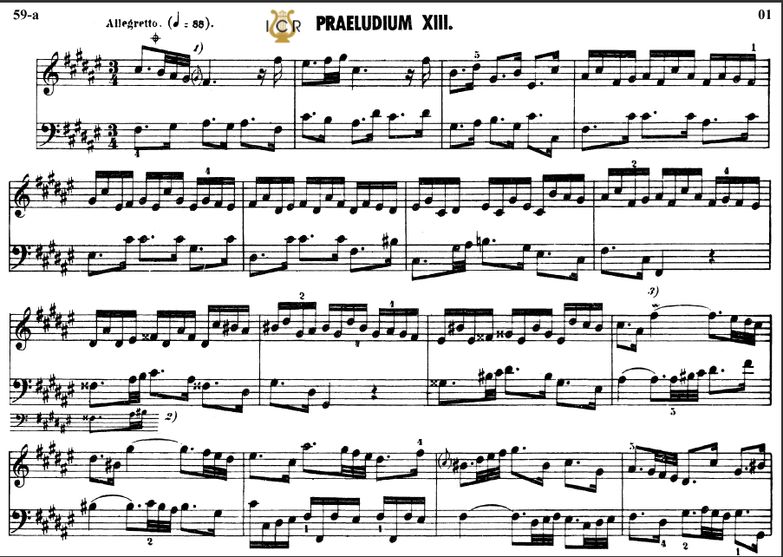 Prelude and fugue No.13 in F-Sharp minor BWV 882, ...