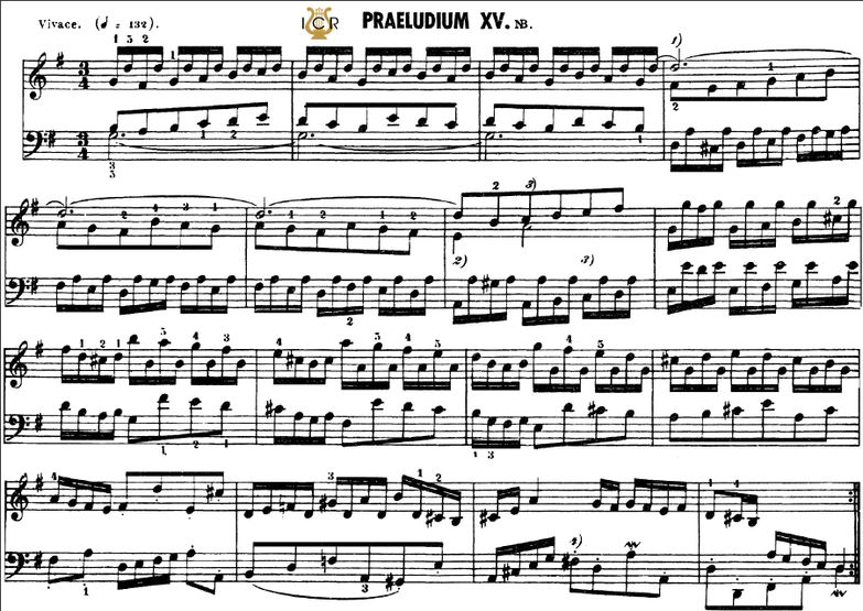 Prelude and fugue No.15 in G Major BWV 884, J.S.Ba...