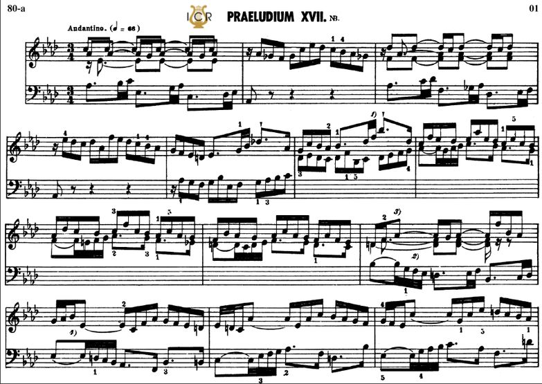 Prelude and fugue No.17 in A-Flat Major BWV 886, J...