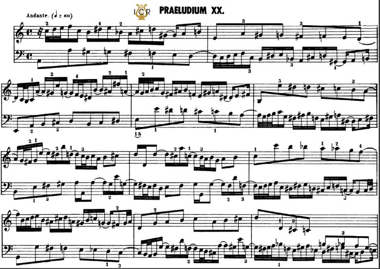 Prelude and fugue No.20 in A minor BWV 889, J.S.Ba...