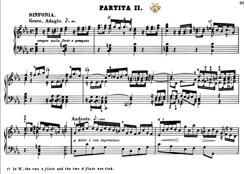 Partita No.2 in C minor BWV 826, J.S.Bach, Bischof...