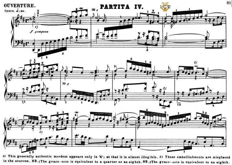 Partita No.4 in D Major BWV 828, J.S.Bach, Bischof...