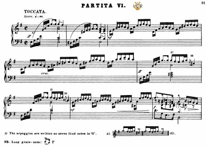 Partita No.6 in e minor BWV 830, J.S.Bach, Bischof...