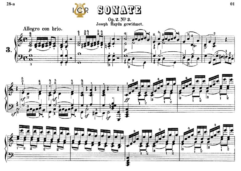 Piano Sonata No.3, Op.2 No.3 in C Major, L.V.Beeth...