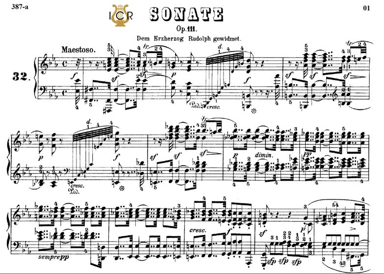 Piano Sonata No.32, Op.111 in C minor, L.V.Beethov...
