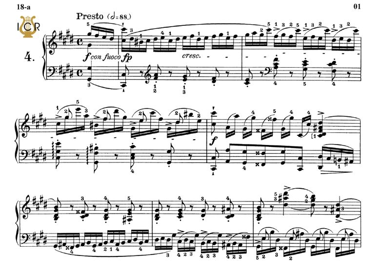 Etude Op.10 No.4 in C-Sharp minor, F. Chopin, Ed.P...