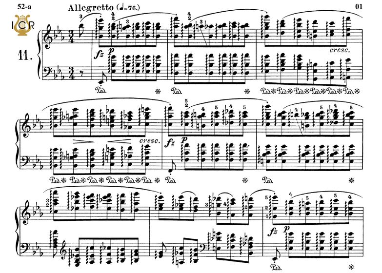 Etude Op.10 No.11 in E-Flat Major, F. Chopin, Ed.P...