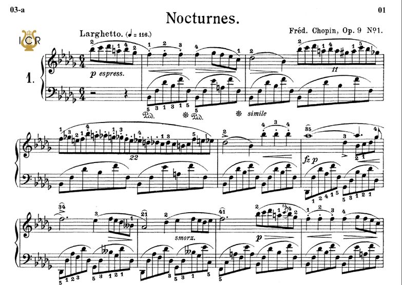 Nocturne No.1, Op.9 No.1 in B-Flat minor, F. Chopi...