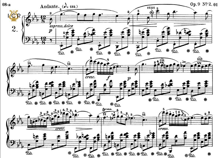 Nocturne No.2, Op. 9 No.2 in E-Flat Major, F. Chop...