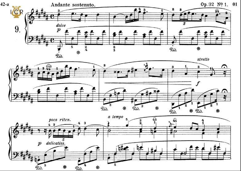 Nocturne No.9, Op.32 No.1 in B Major, F. Chopin, E...