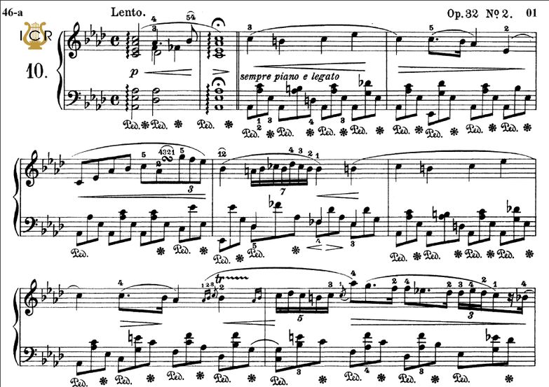 Nocturne No.10, 0p.32 No.2 in E-Flat Major, F. Cho...