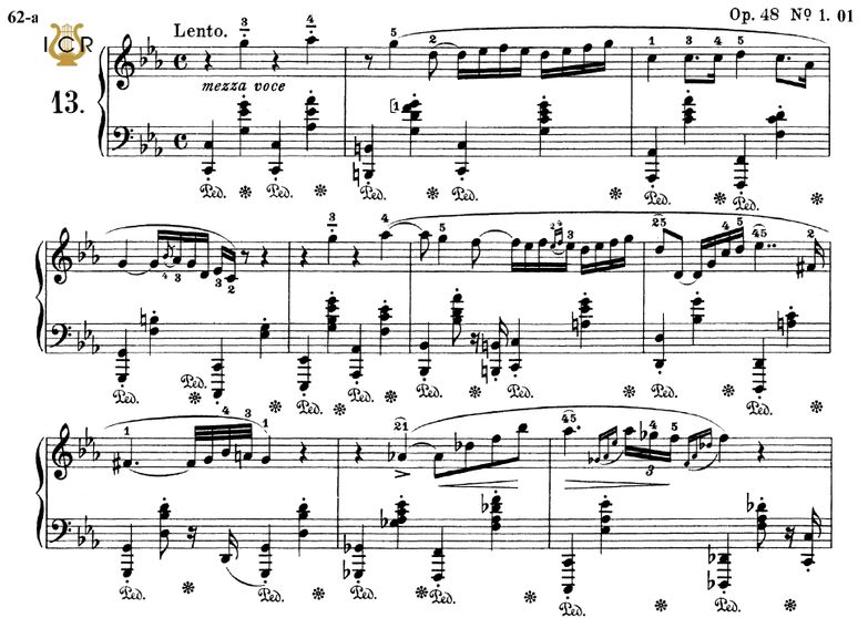 Nocturne No.13, Op.48 No.1 in C minor, F. Chopin, ...